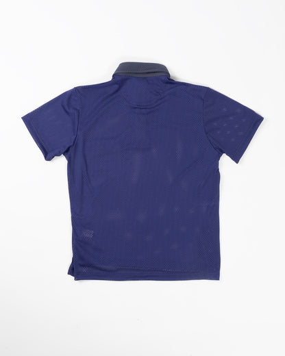 POOL Contrast Aertex polo - Deep Purple