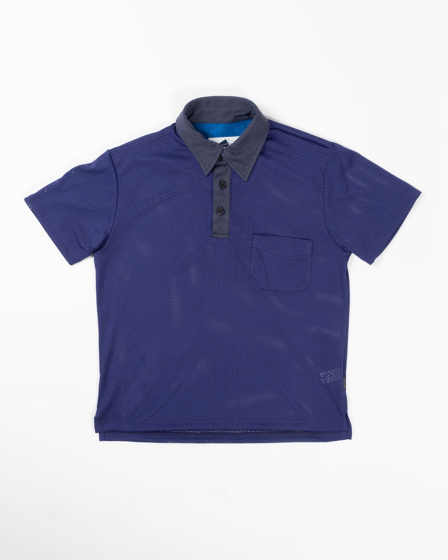 POOL Contrast Aertex polo - Deep Purple
