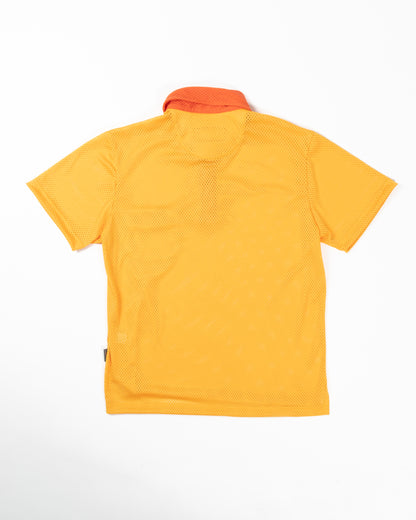 POOL Contrast Aertex polo - Amber
