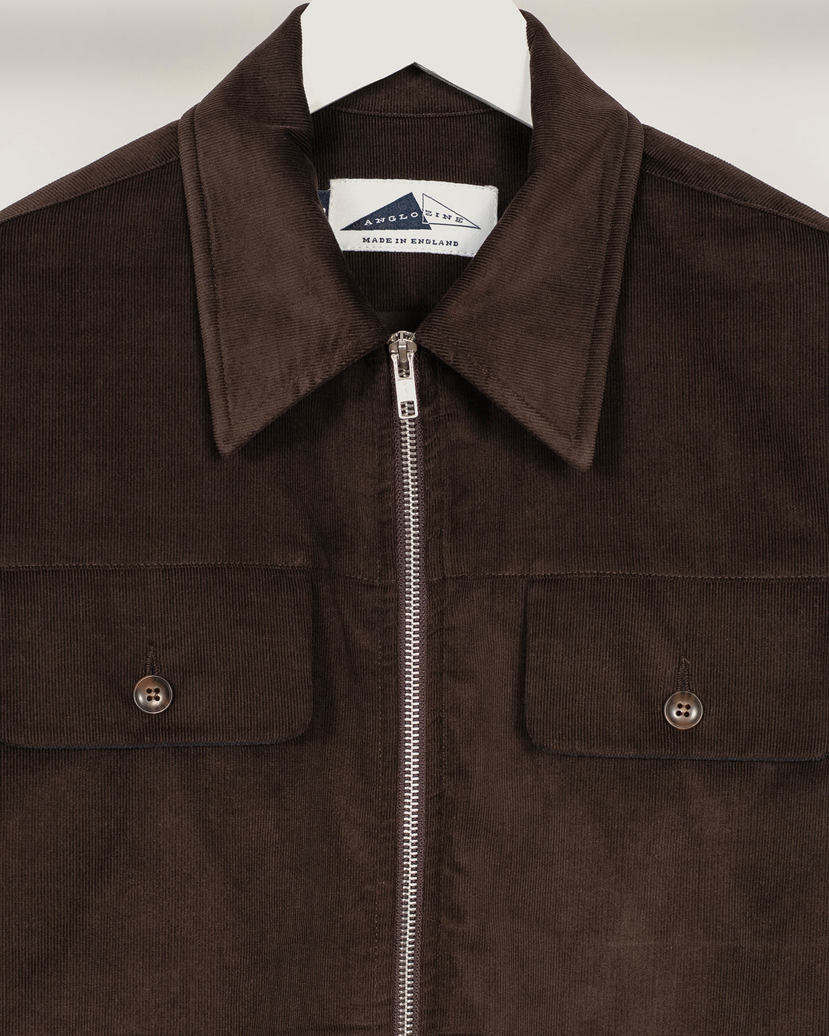 YARD Corduroy overshirt - Chestnut Brown