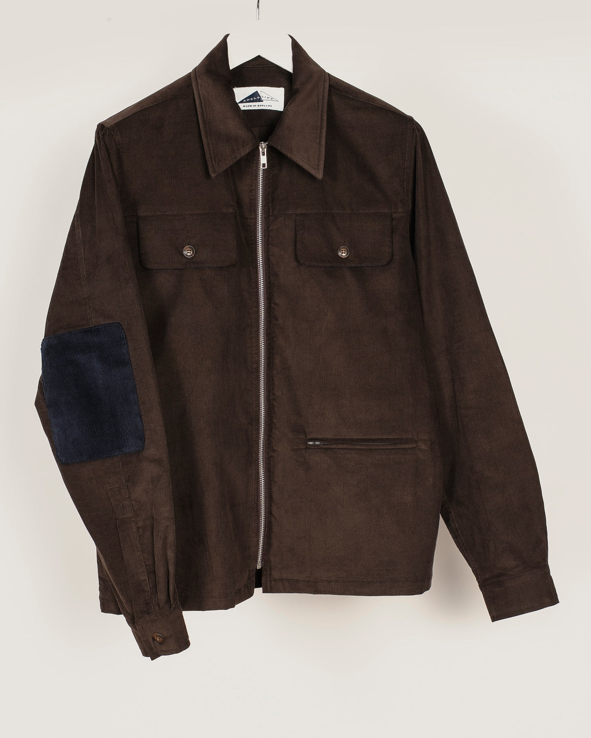YARD Corduroy overshirt - Chestnut Brown