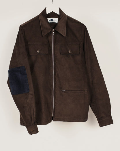 YARD Corduroy overshirt - Chestnut Brown
