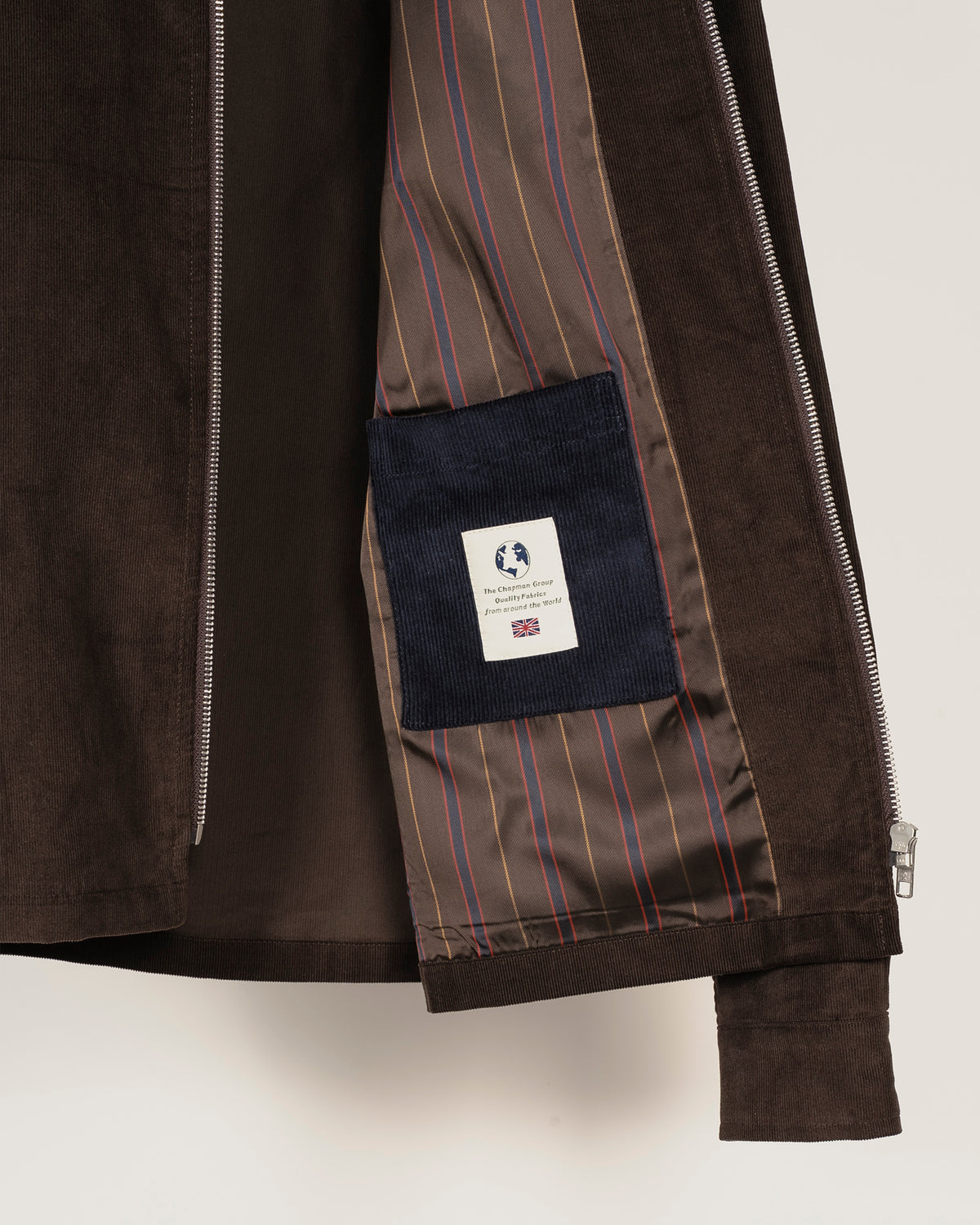 YARD Corduroy overshirt - Chestnut Brown
