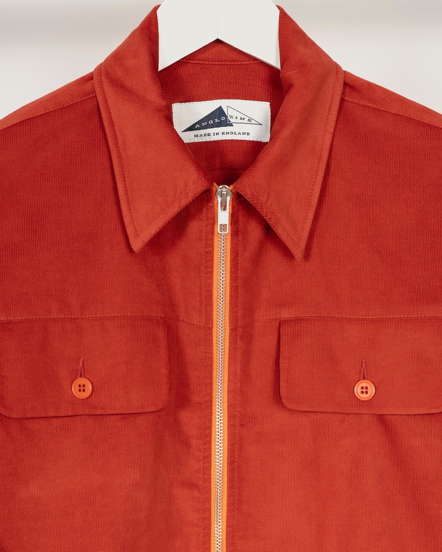 YARD Corduroy overshirt - Orange