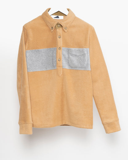 ROOK FLEECE POLO - Biscuit