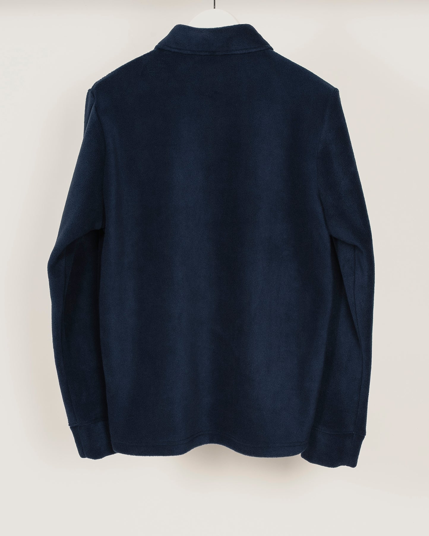 BROOK Fleece Polo shirt - Navy
