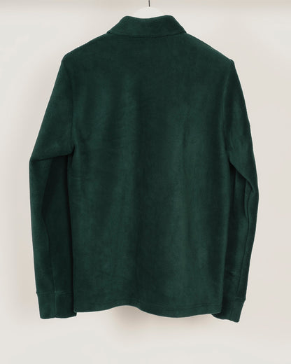 BROOK Fleece Polo shirt - Ivy Green