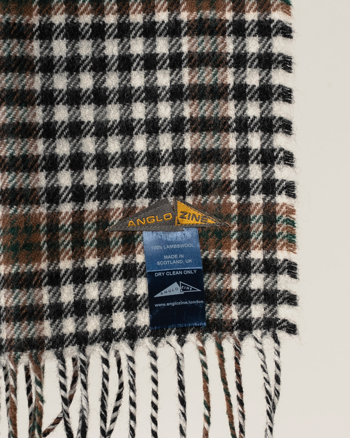 TARTAN Scarf - Toffee & Ivy Green