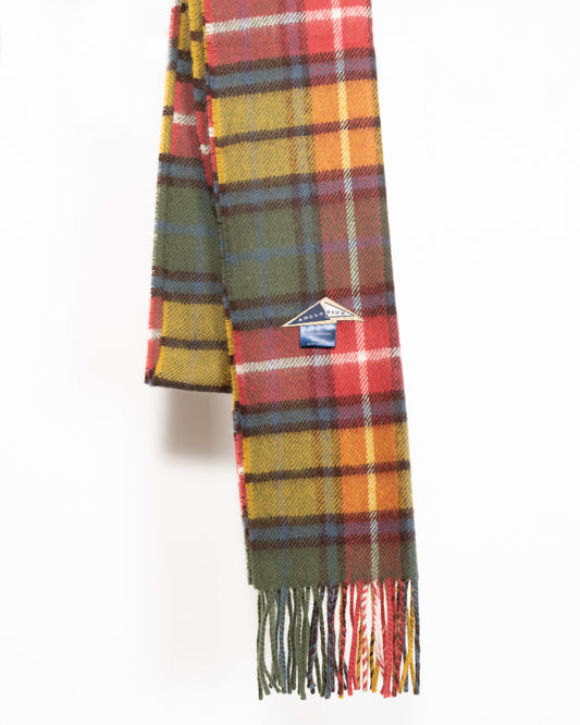 TARTAN SCARF - Burnt Orange