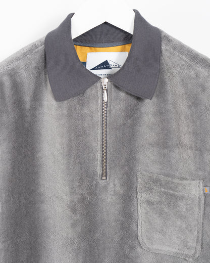 SEDONA Towelling Polo - Grey
