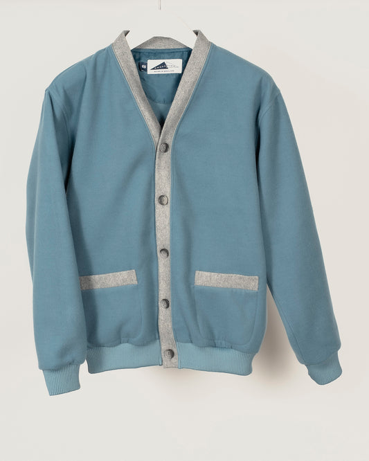 SMITH Cardigan - Duck Egg Blue