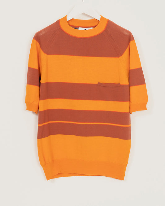 S26 SOLERI Fine Gauge T-shirt - Orange