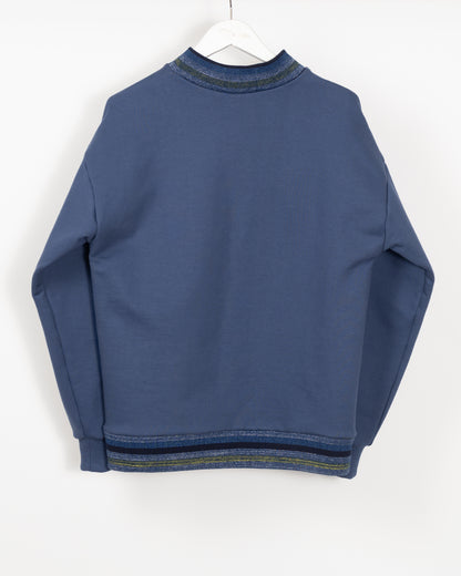 TIDE Mock turtle sweatshirt - Delft Blue