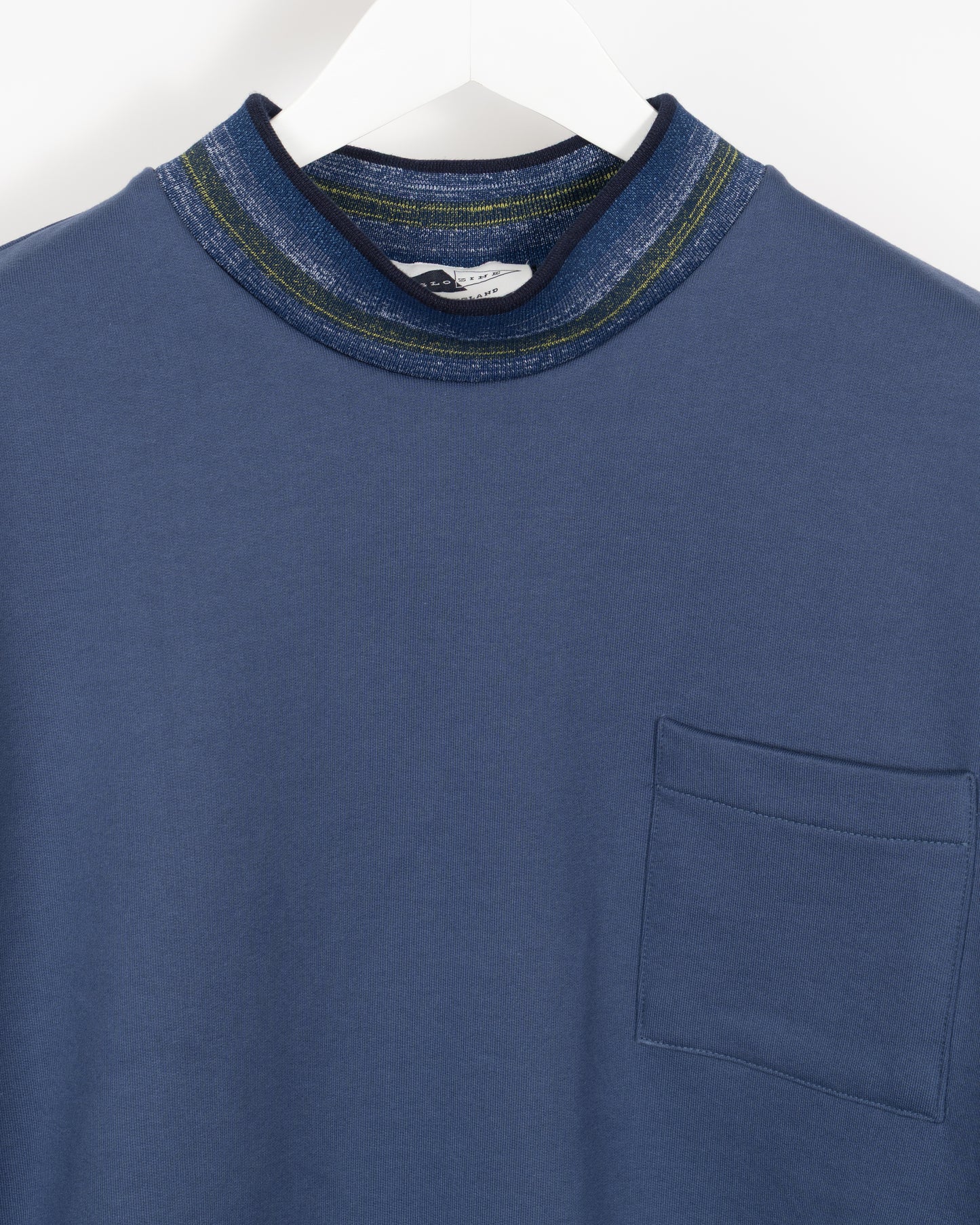 TIDE Mock turtle sweatshirt - Delft Blue