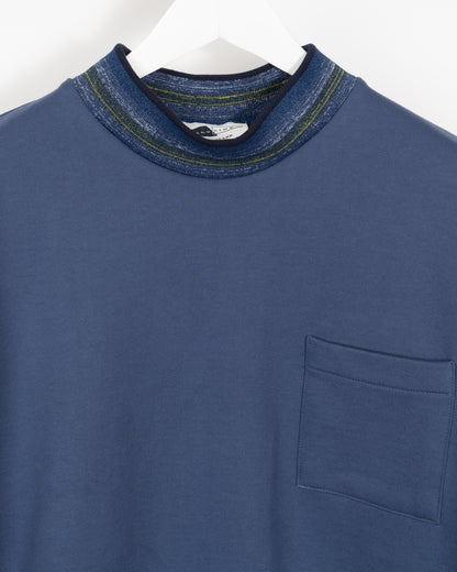 TIDE Mock turtle sweatshirt - Delft Blue