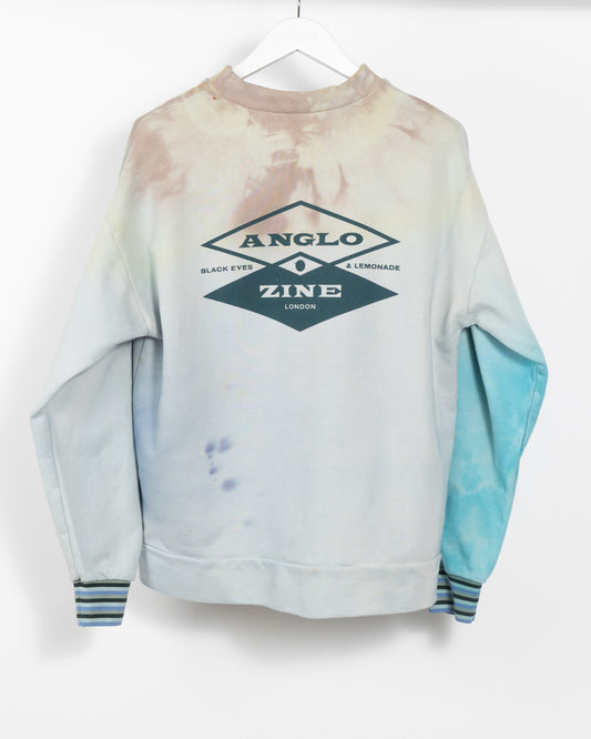 TIDE DYE Printed sweatshirt - Coffee