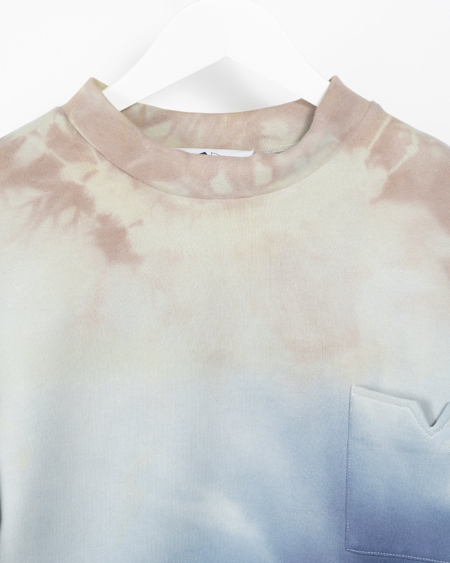 TIDE DYE Printed sweatshirt - Coffee