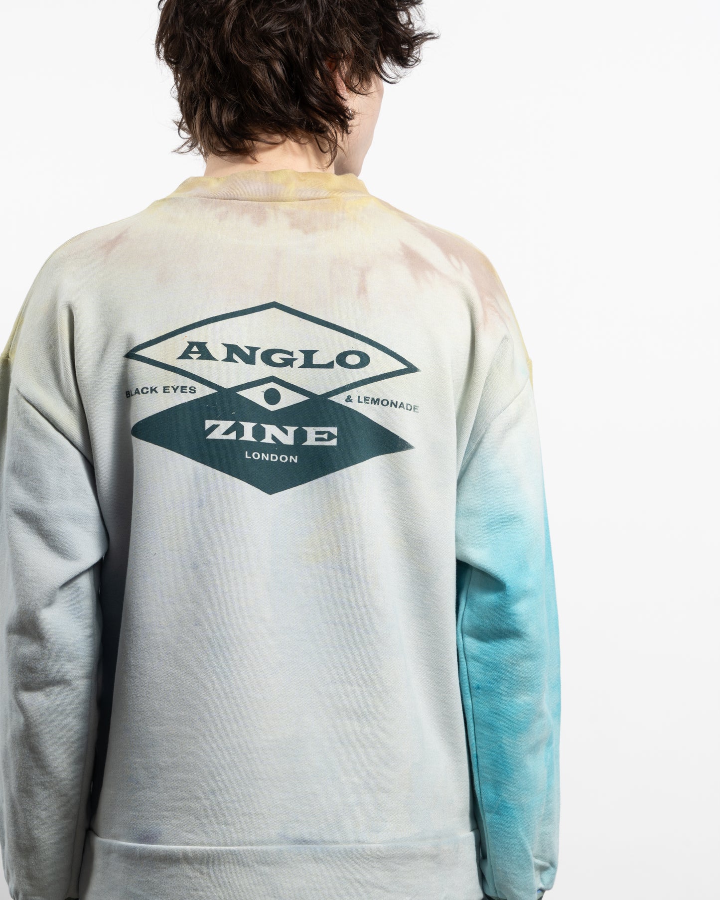 TIDE DYE Printed sweatshirt - Coffee