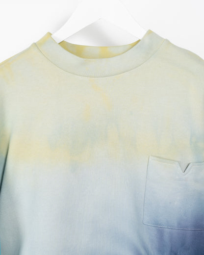 TIDE DYE Printed sweatshirt - Yellow