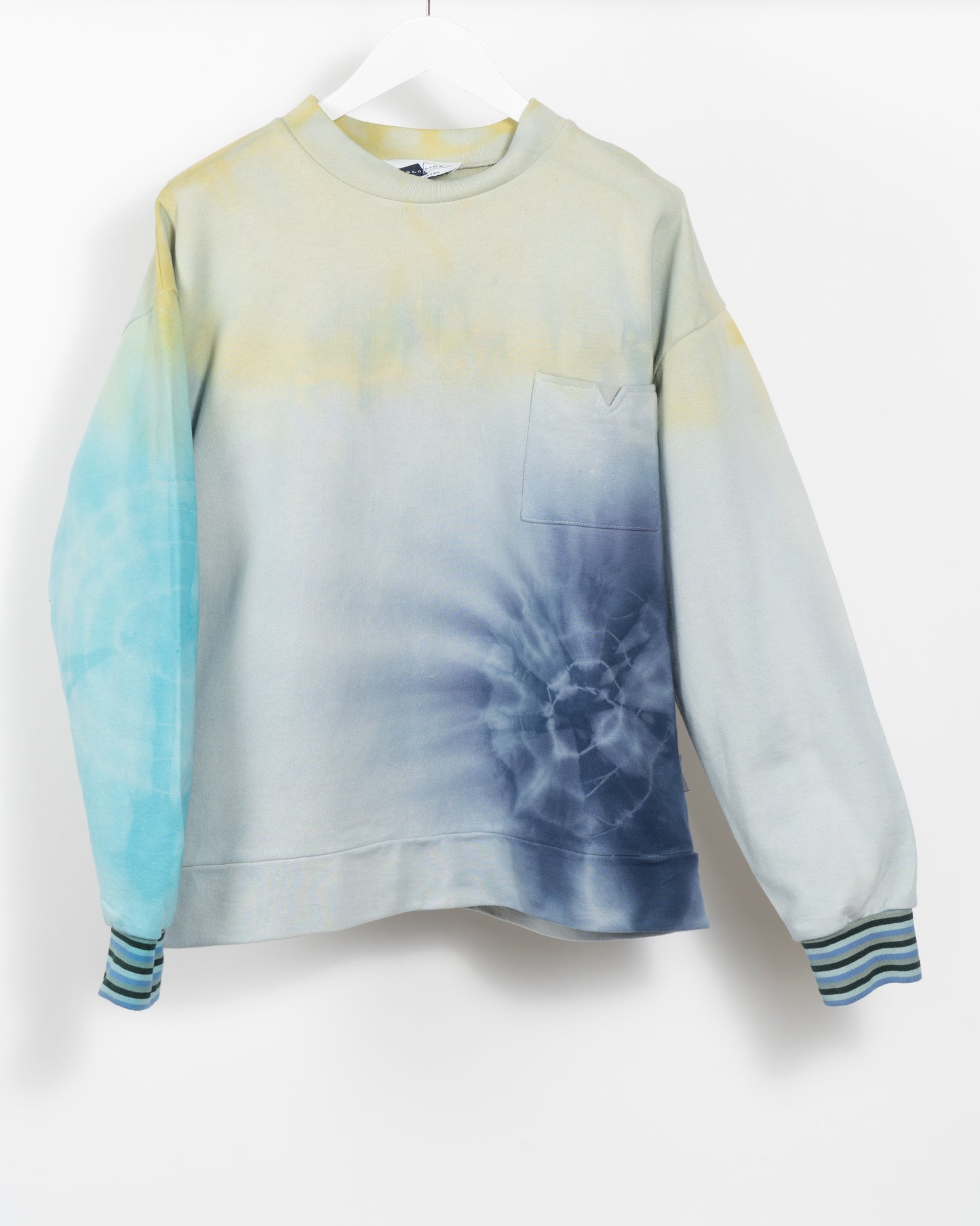 TIDE DYE Printed sweatshirt - Yellow