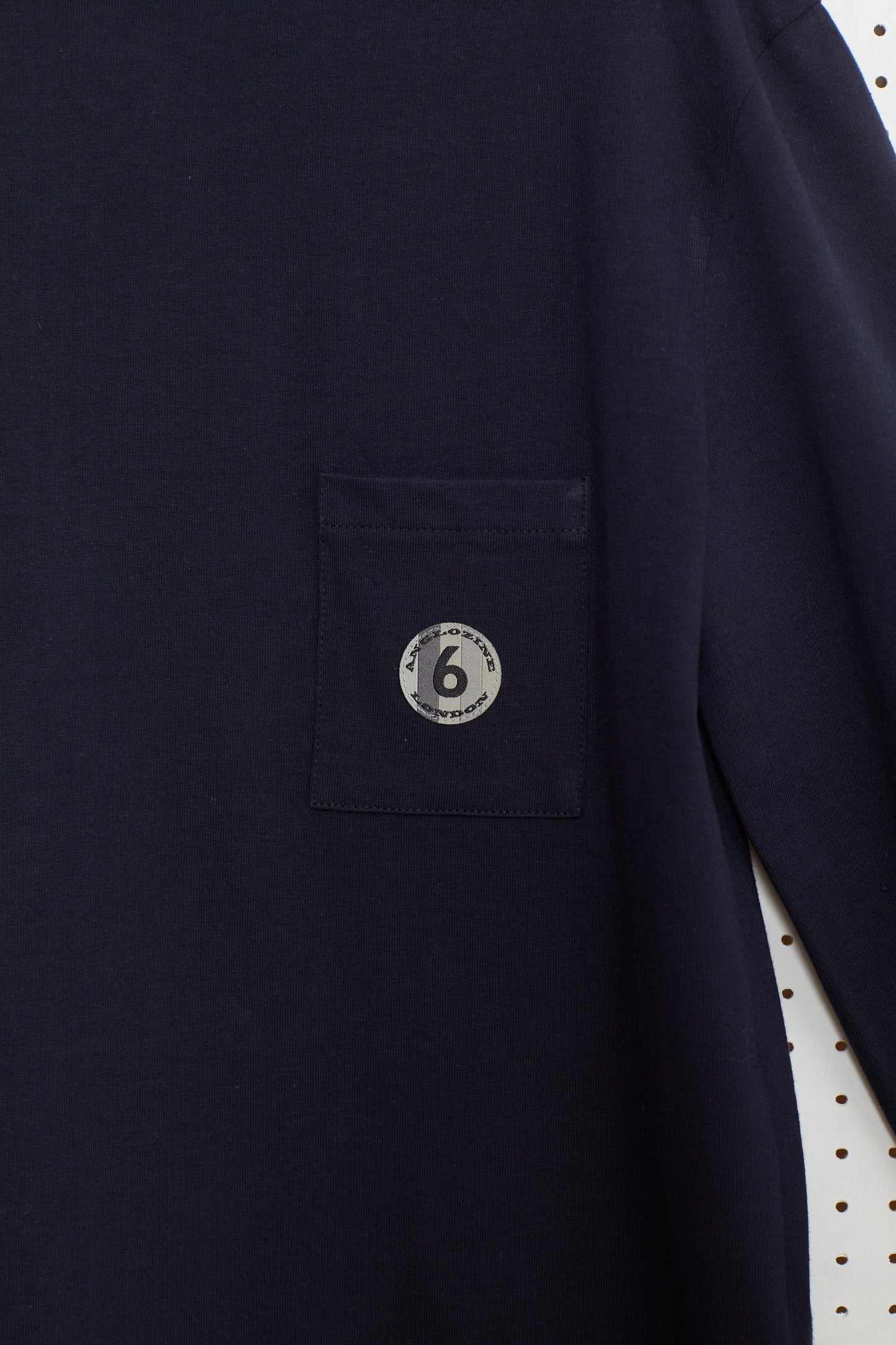 ZINE Long sleeve T-shirt 6 panel (Navy Blue)