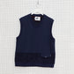 MONO Sweatshirt tank top (Navy)