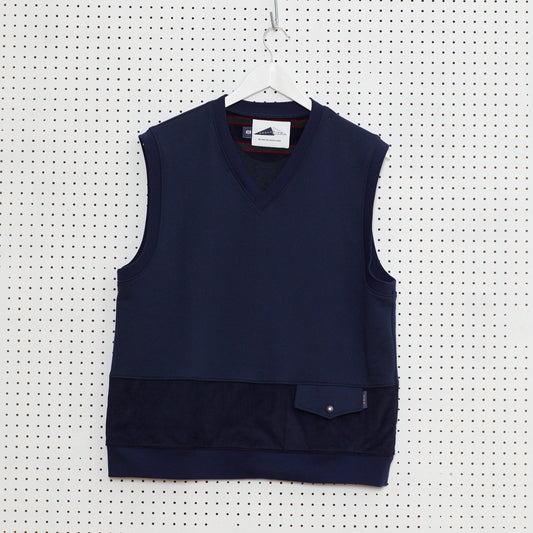 MONO Sweatshirt tank top (Navy)
