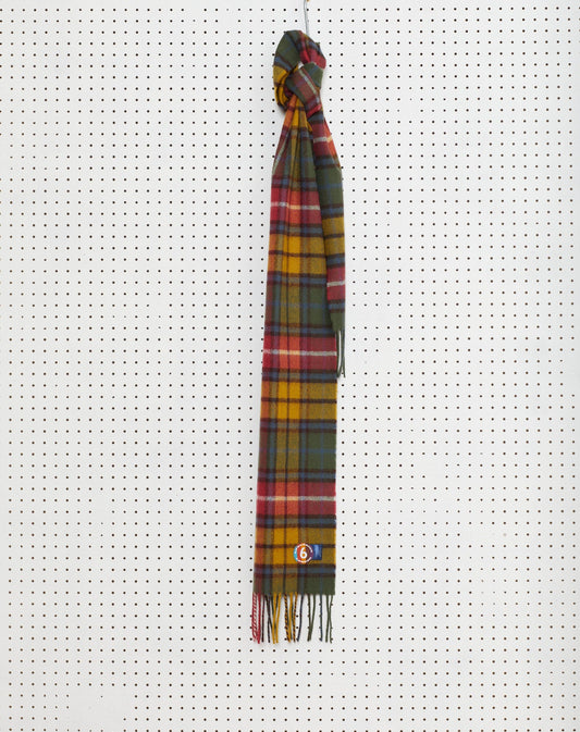 TARTAN Lambswool scarf (Orange)