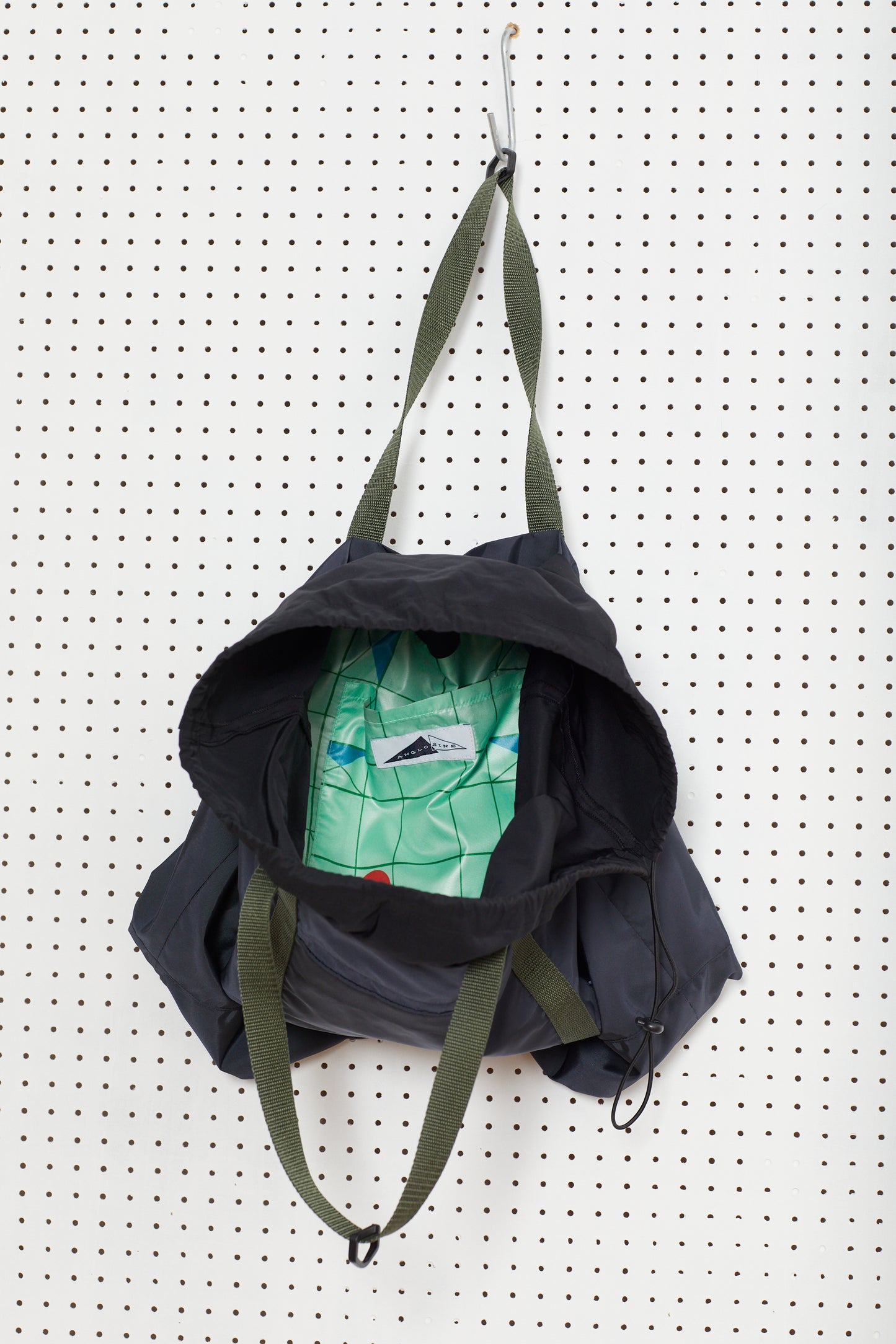 TOTE Drawstring top bag (Black)