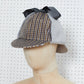 DON - Deerstalker micro check hat (Toffee)
