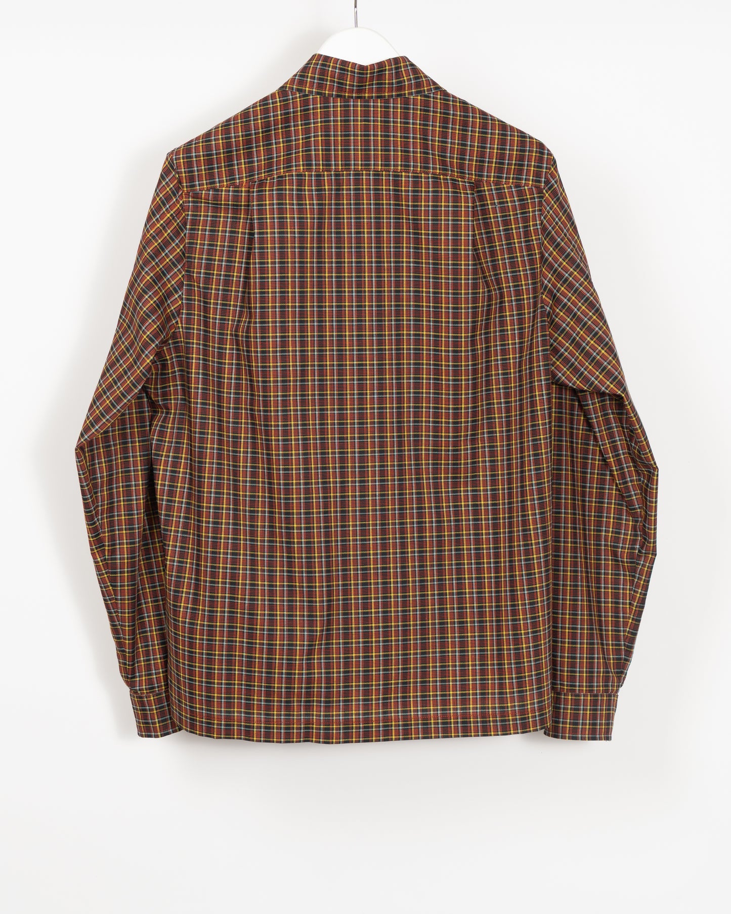 YARD Micro check shirt - Orange