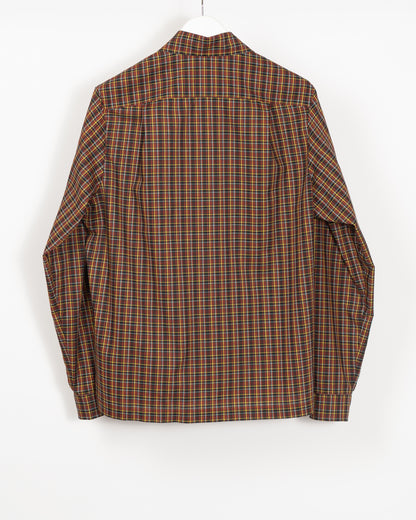 YARD Micro check shirt - Orange