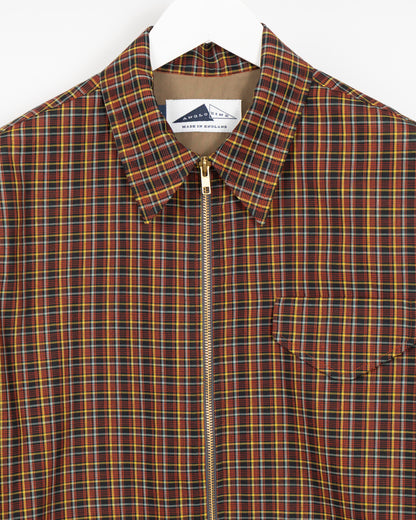 YARD Micro check shirt - Orange