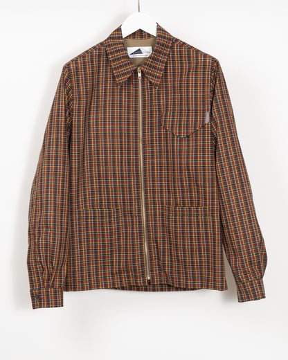 YARD Micro check shirt - Orange