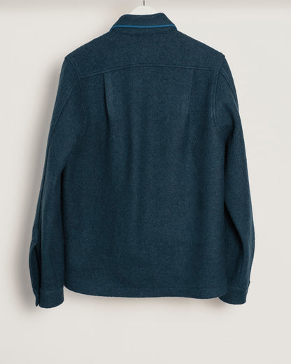 GIRARD Wool shirt - Deep Teal