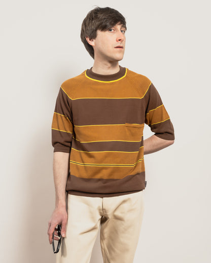 SOLERI Fine Gauge T-shirt - Coffee