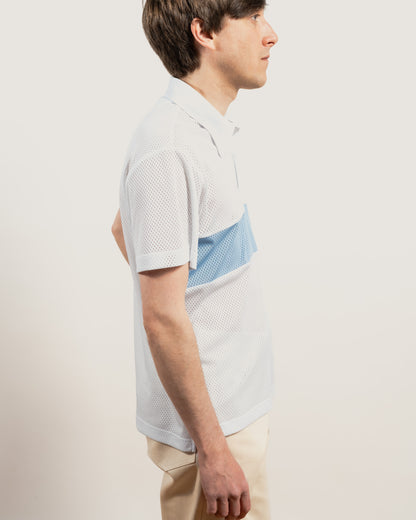POOL Airtex polo - White