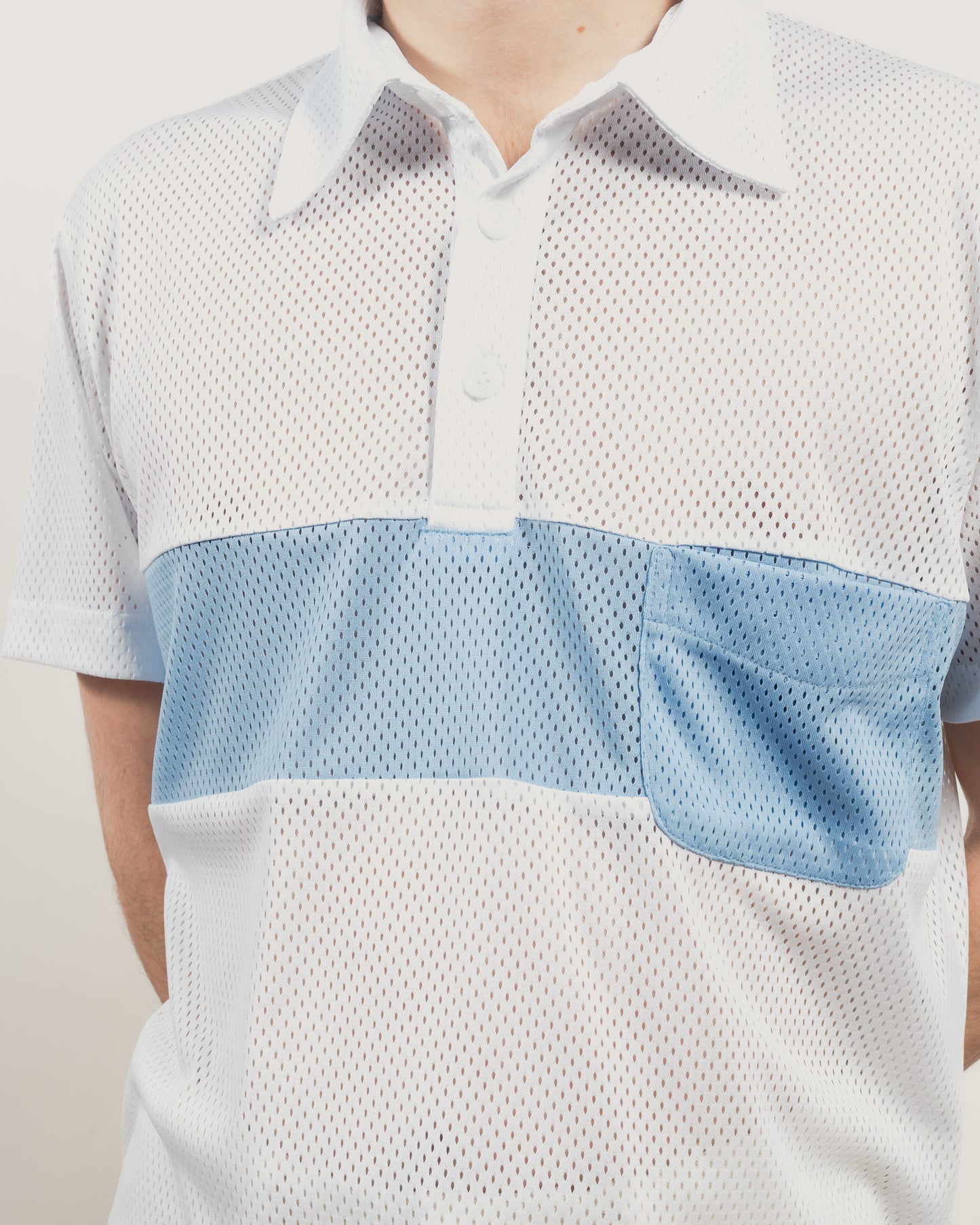 POOL Airtex polo - White
