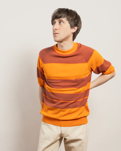 SOLERI Fine Gauge T-shirt - Orange