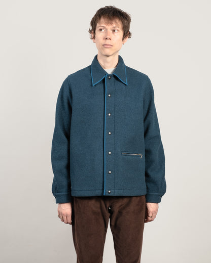 GIRARD Wool shirt - Deep Teal
