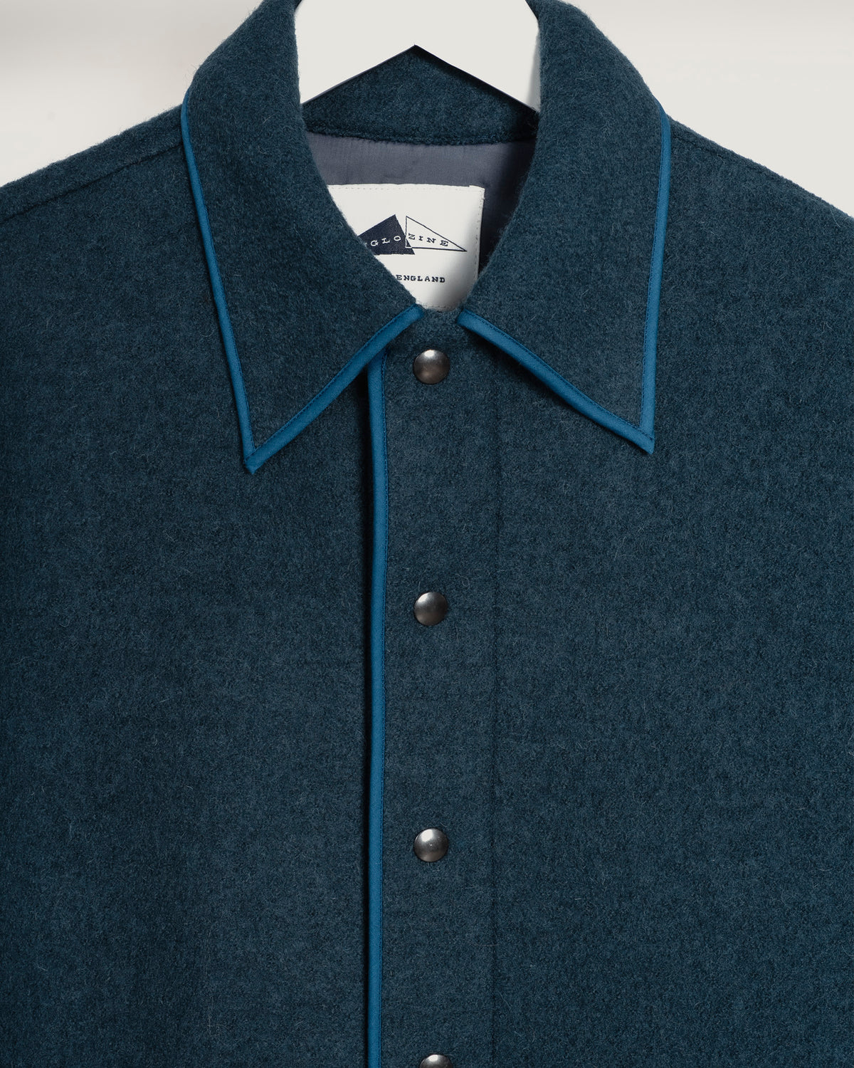 GIRARD Wool shirt - Deep Teal