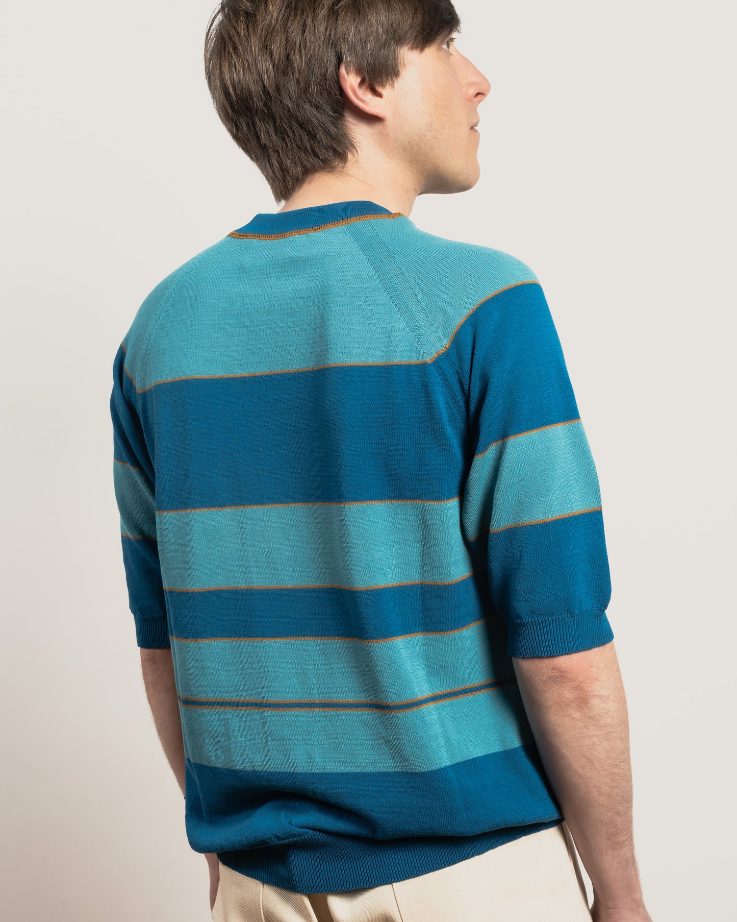 SOLERI Fine Gauge T-shirt - Kingfisher Blue