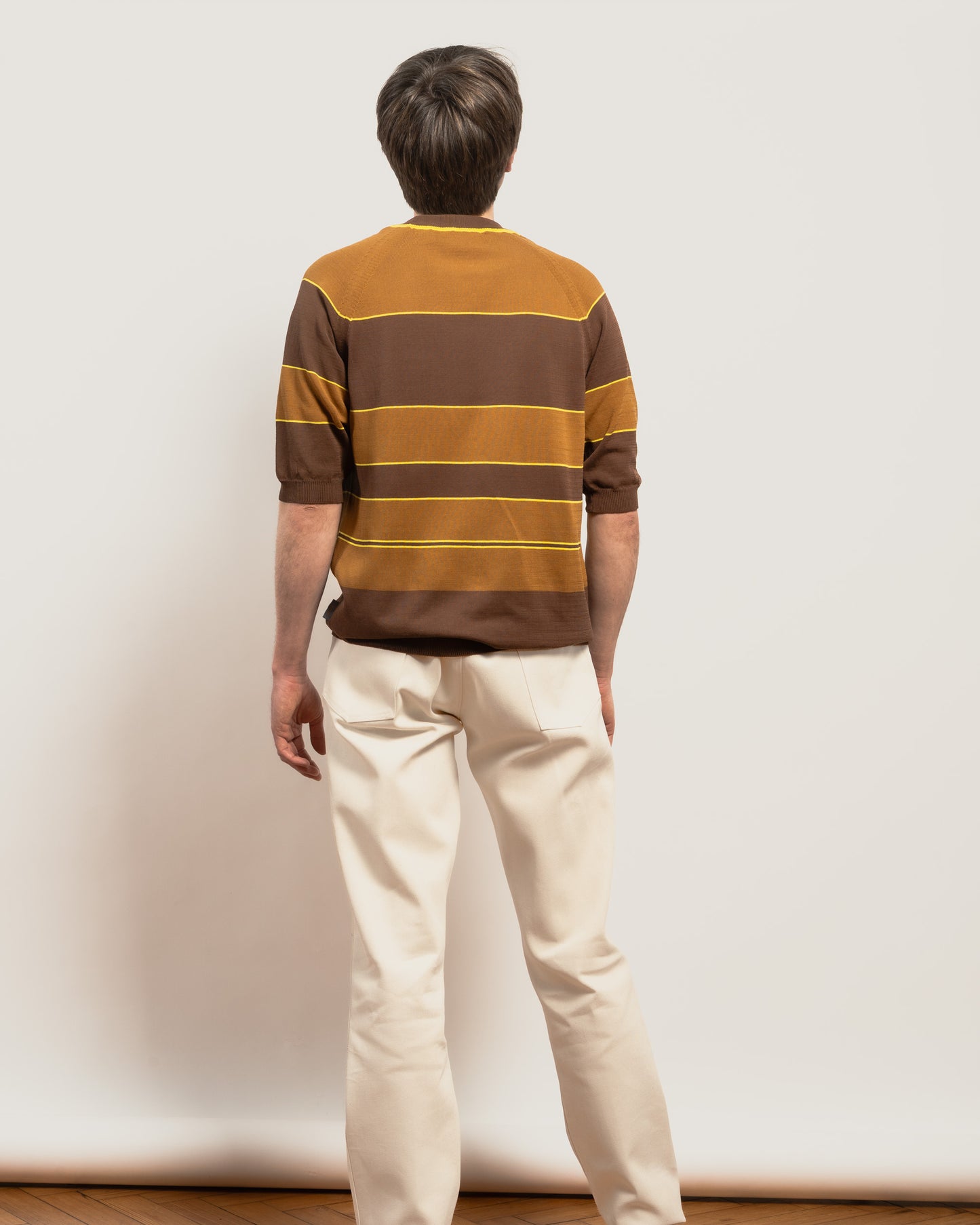 SOLERI Fine Gauge T-shirt - Coffee
