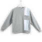 Tide - Vertical Stripe Sweatshirt (Grey Marl)