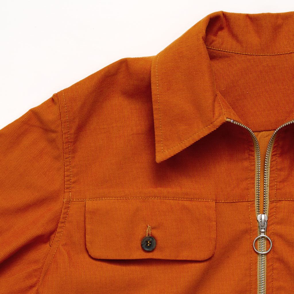 Multi Yard - Needle corduroy shirt (Double Orange)